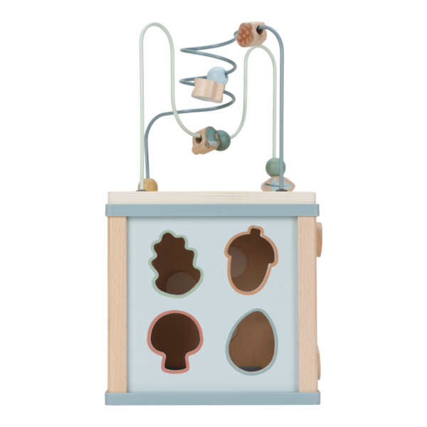 Wooden activity cube - Forest Friends FSC